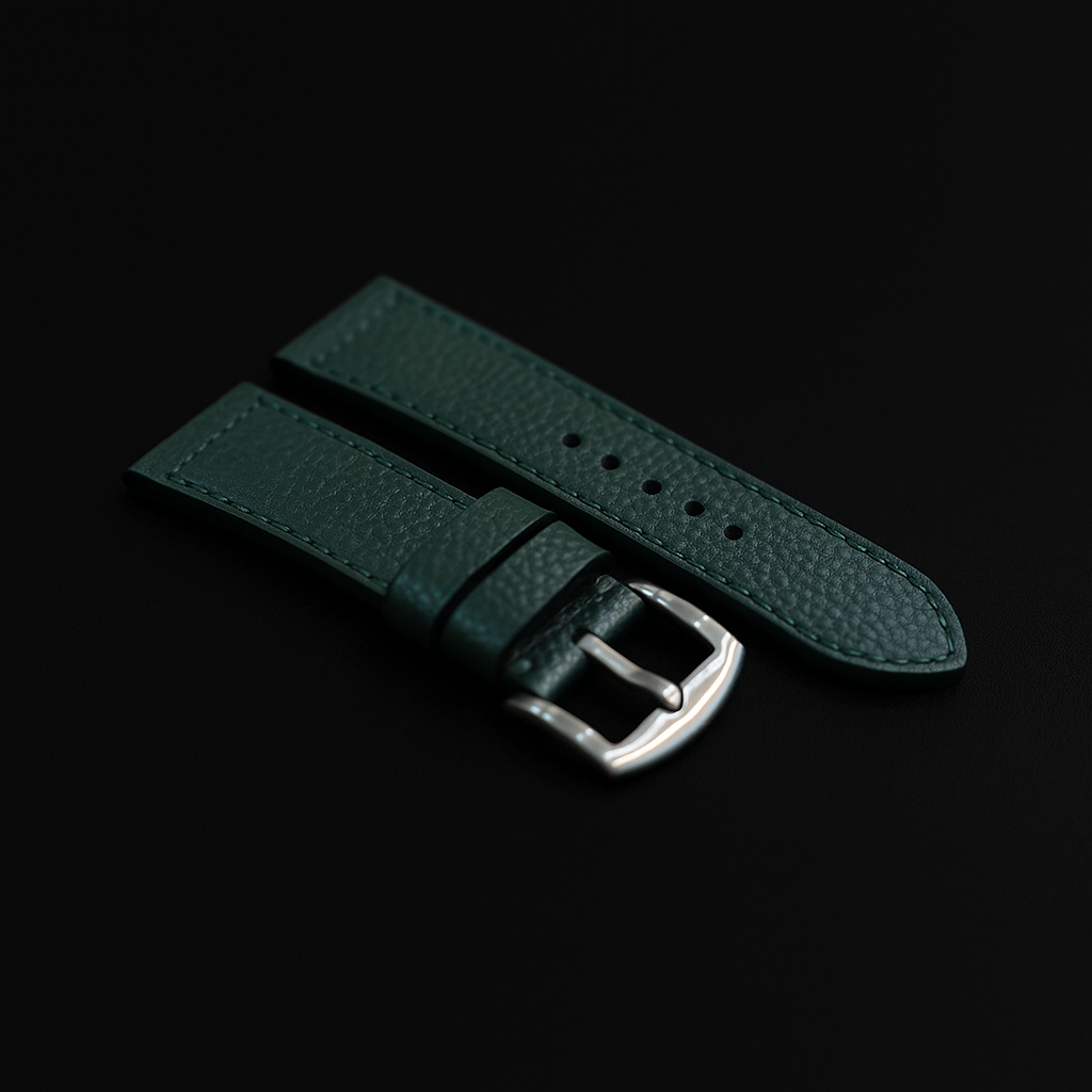 GREEN CALF LEATHER STRAP