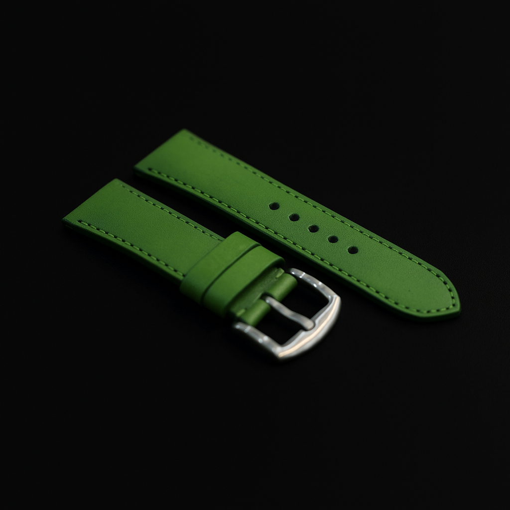GREEN CALF LEATHER STRAP