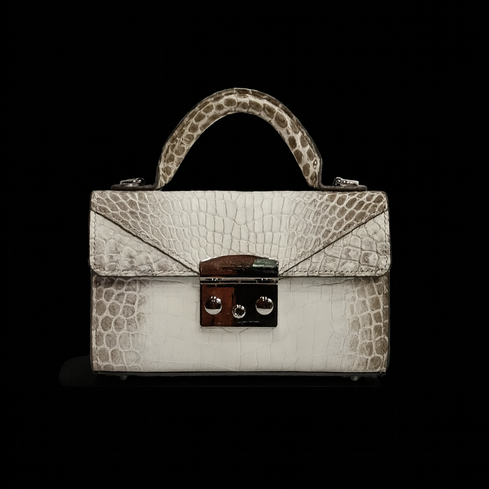 HIMALAYA HANDMADE GENUINE CROCODILE BAG