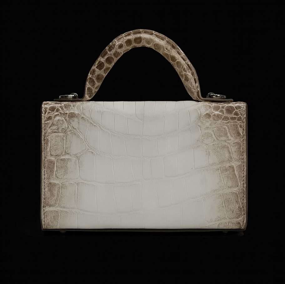 HIMALAYA HANDMADE GENUINE CROCODILE BAG