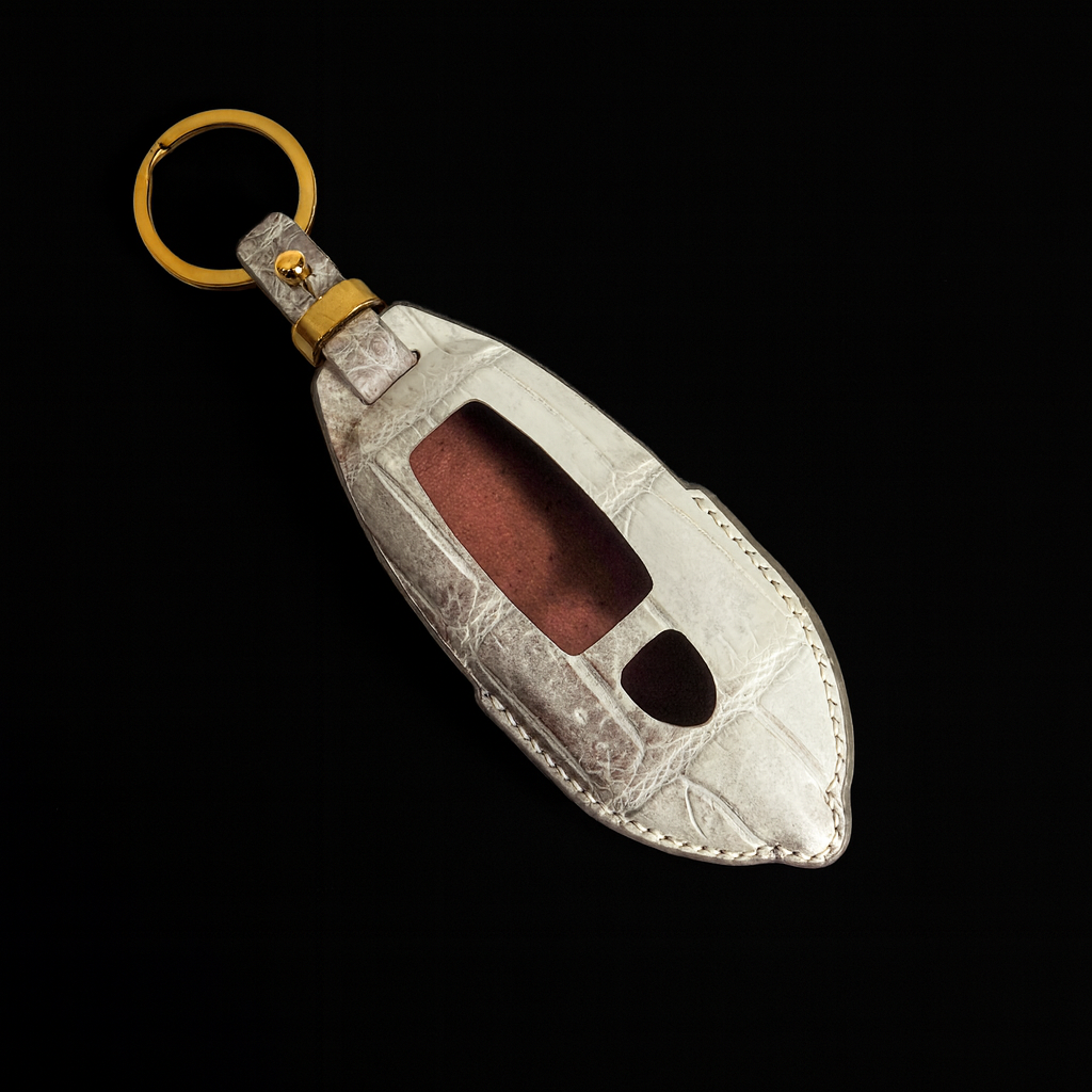HIMALAYA HANDMADE LEATHER KEY CASE FOR LAMBORGHINI