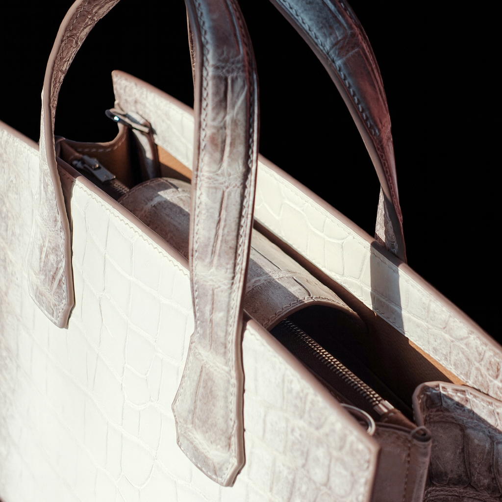 HIMALAYA HANDMADE GENUINE CROCODILE BAG