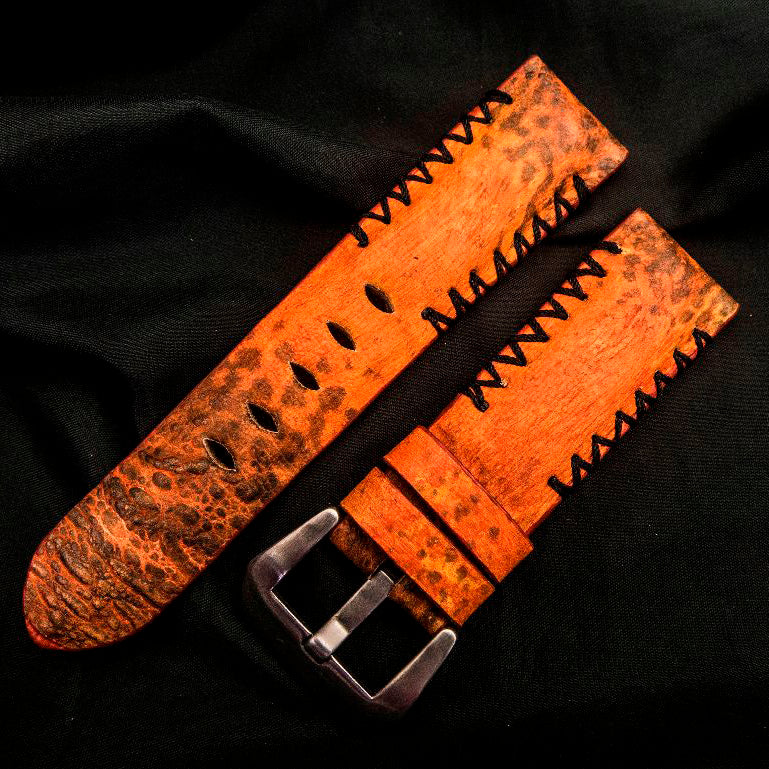 ORANGE TOAD LEATHER STRAP