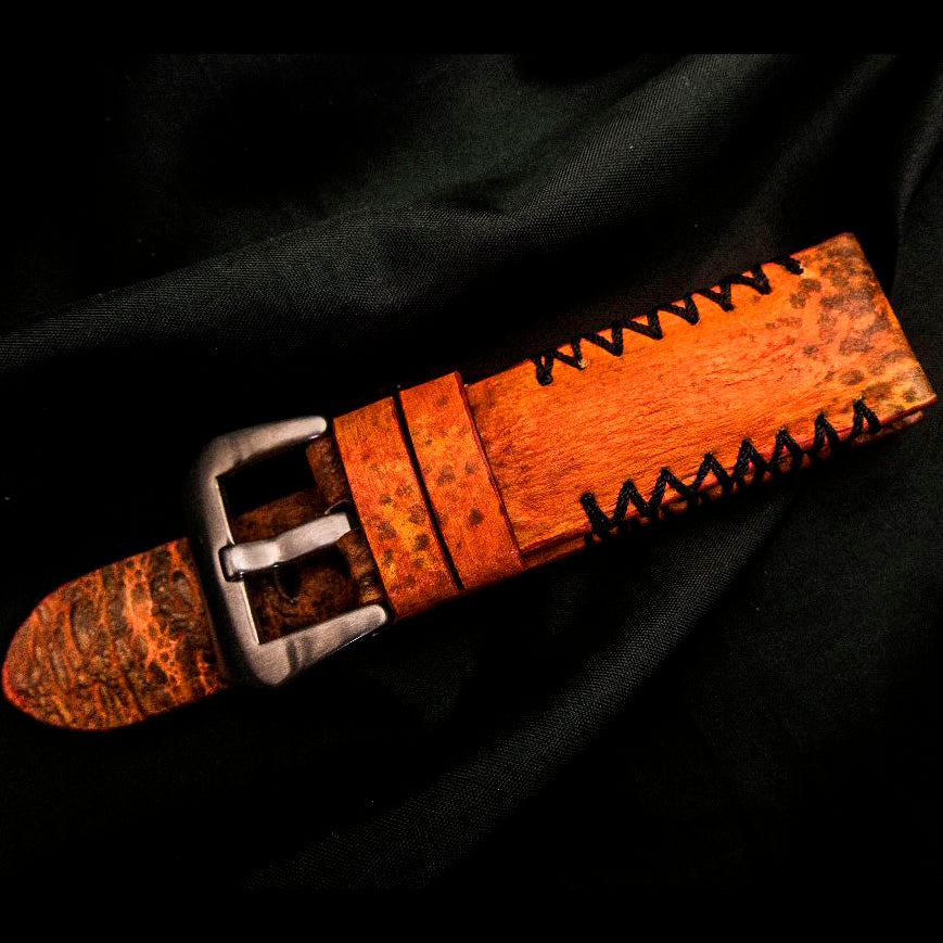 ORANGE TOAD LEATHER STRAP