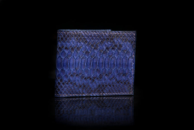 PURPLE PYTHON LEATHER WALLET