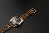 BROWN OSTRICH LEATHER STRAP