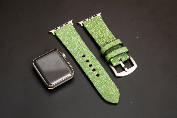 GREEN STINGRAY LEATHER STRAP