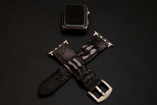 PURPLE OSTRICH LEATHER STRAP