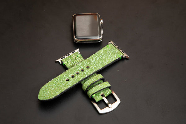 GREEN STINGRAY LEATHER STRAP