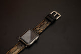 BLACK&GOLD PYTHON LEATHER STRAP
