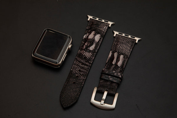 PURPLE OSTRICH LEATHER STRAP