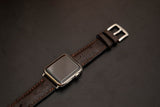 BROWN OSTRICH LEATHER STRAP