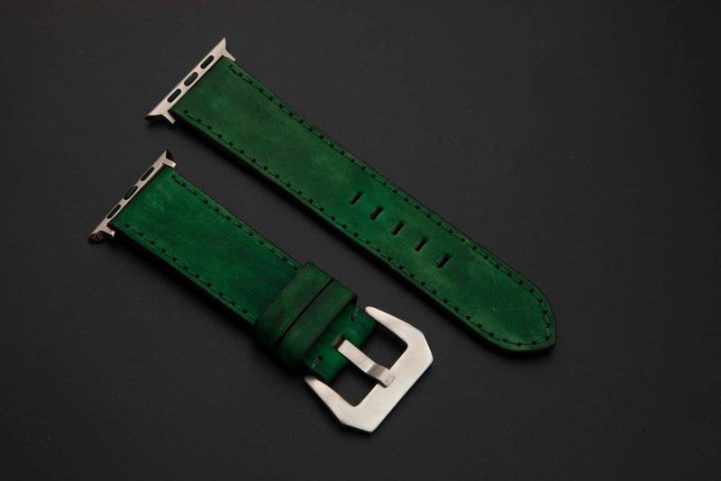 GREEN CALF LEATHER STRAP