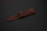 BROWN OSTRICH LEATHER STRAP