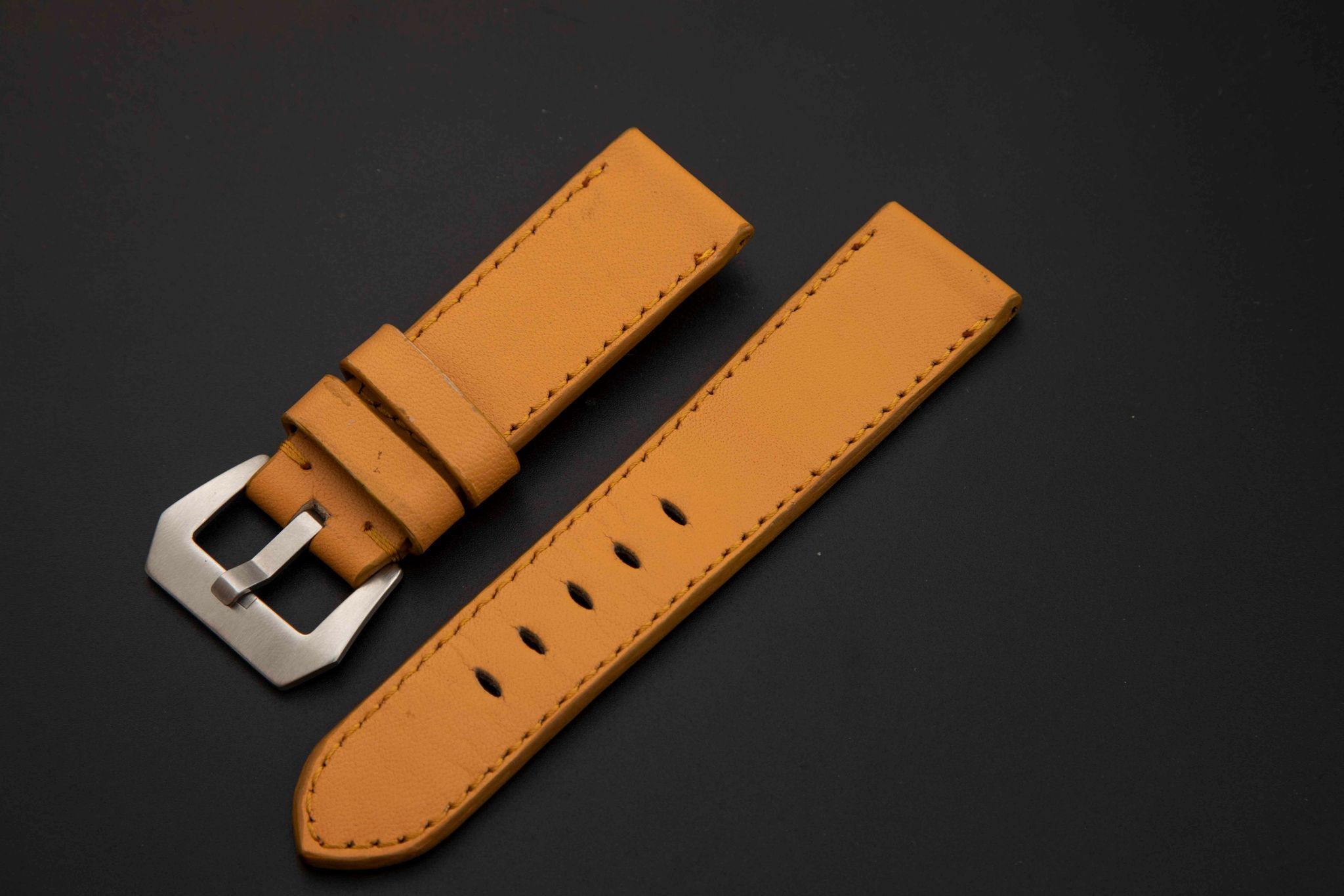 YELLOW CALF LEATHER STRAP