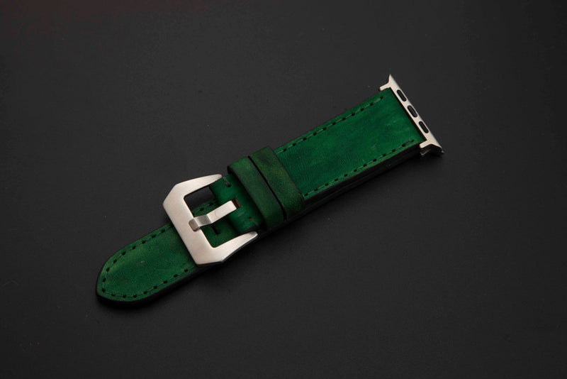 GREEN CALF LEATHER STRAP