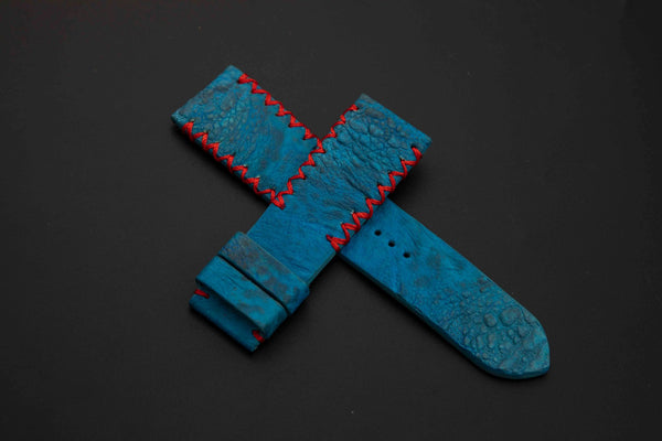 BLUE TOAD LEATHER STRAP