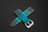 BLUE TOAD LEATHER STRAP