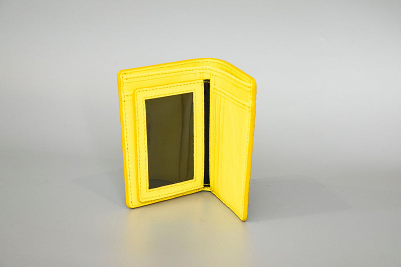 YELLOW PYTHON LEATHER WALLET