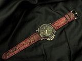 PINK PYTHON LEATHER STRAP - Lac Crado 
