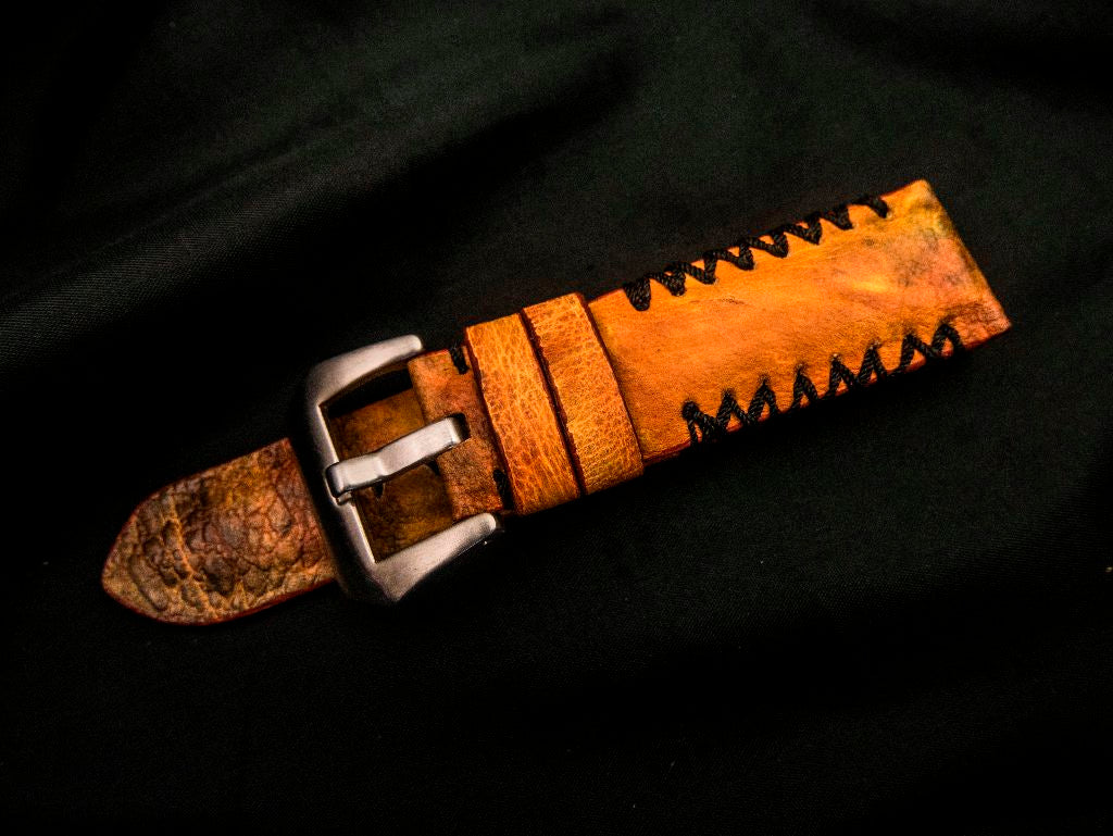 ORANGE TOAD LEATHER STRAP