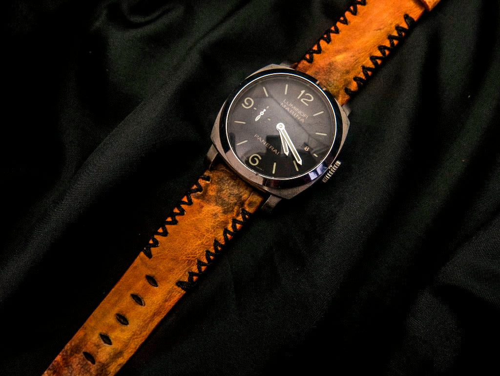 ORANGE TOAD LEATHER STRAP